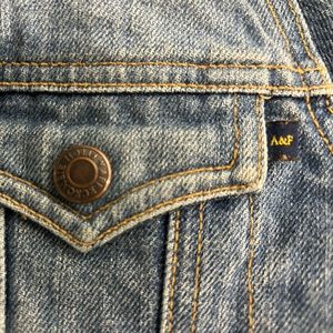 Abercrombie & Finch jean jacket..lightweight fleece